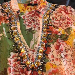 Koi long sleeve decorative top